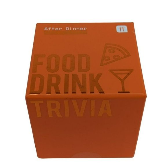 Talking Tables After Dinner Food & Drink Trivia Square Orange Box 120 Questions - Picture 8 of 8